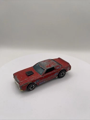 Vintage 1975 Redline Hot Wheels RED TORINO STOCKER Race Car