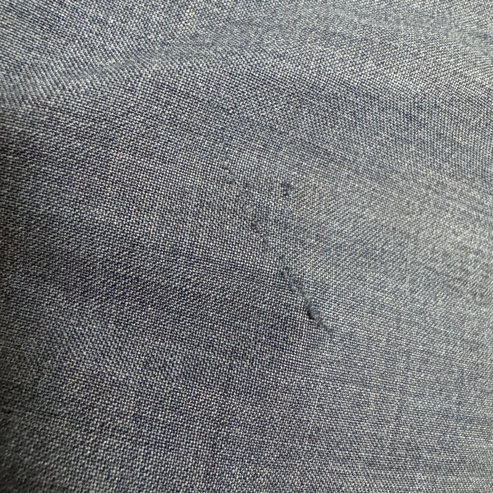 Hugo Boss Mens Blue Textured Dress Pants Flat Front Trousers Size 32R 32x27 thumbnail 4