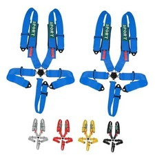 2Pcs Bucket Racing Harness SFI Approved Seat Protection Heavy Duty 5 Point