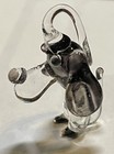 1970's Vintage Snoopy Blown Glass Peanuts Necklace Pendant Original Rare — photo 1