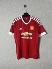 Adidas Manchester United 2015 2016 Home Soccer Jersey Football Shirt Size S