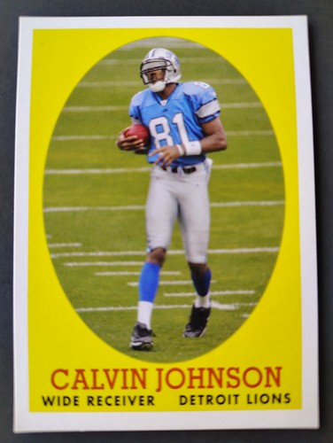 Calvin Johnson #8 — 2007 Topps Turn Back the Clock football card