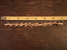 Rare Eastern Express Trucking Promotional Bracelet 15 Charms Nice Condition