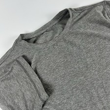 Vuori Mens SZ S Short Sleeve Strato Tech Tee Grey Heather Casual Athletic