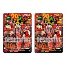 Pre-Order ENGLISH Monkey D. Luffy PROMO P-159 2 Card Set 29th Anniversary