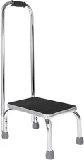 Vaunn Medical Foot Step Stool with Handle and Anti Skid Rubber Platform,
