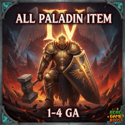  DIABLO 4 SEASON 11 SC All Paladin Unique Items D4 (Adds Free)