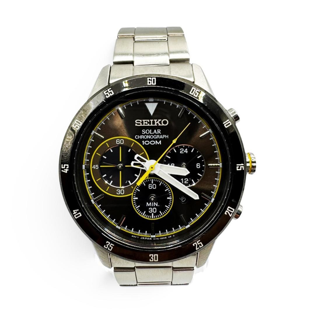 SEIKO Solar Chronograph V175 0DA0 - Gem