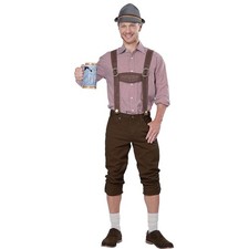 Lederhosen Adult Costume Kit / One size