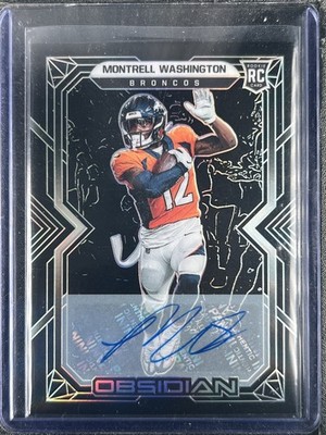 Washington, Montrell - 2022 Obsidian - Autograph - 97/199