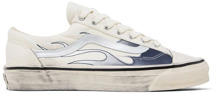 Vans Old Skool Flame Black White for sale | eBay