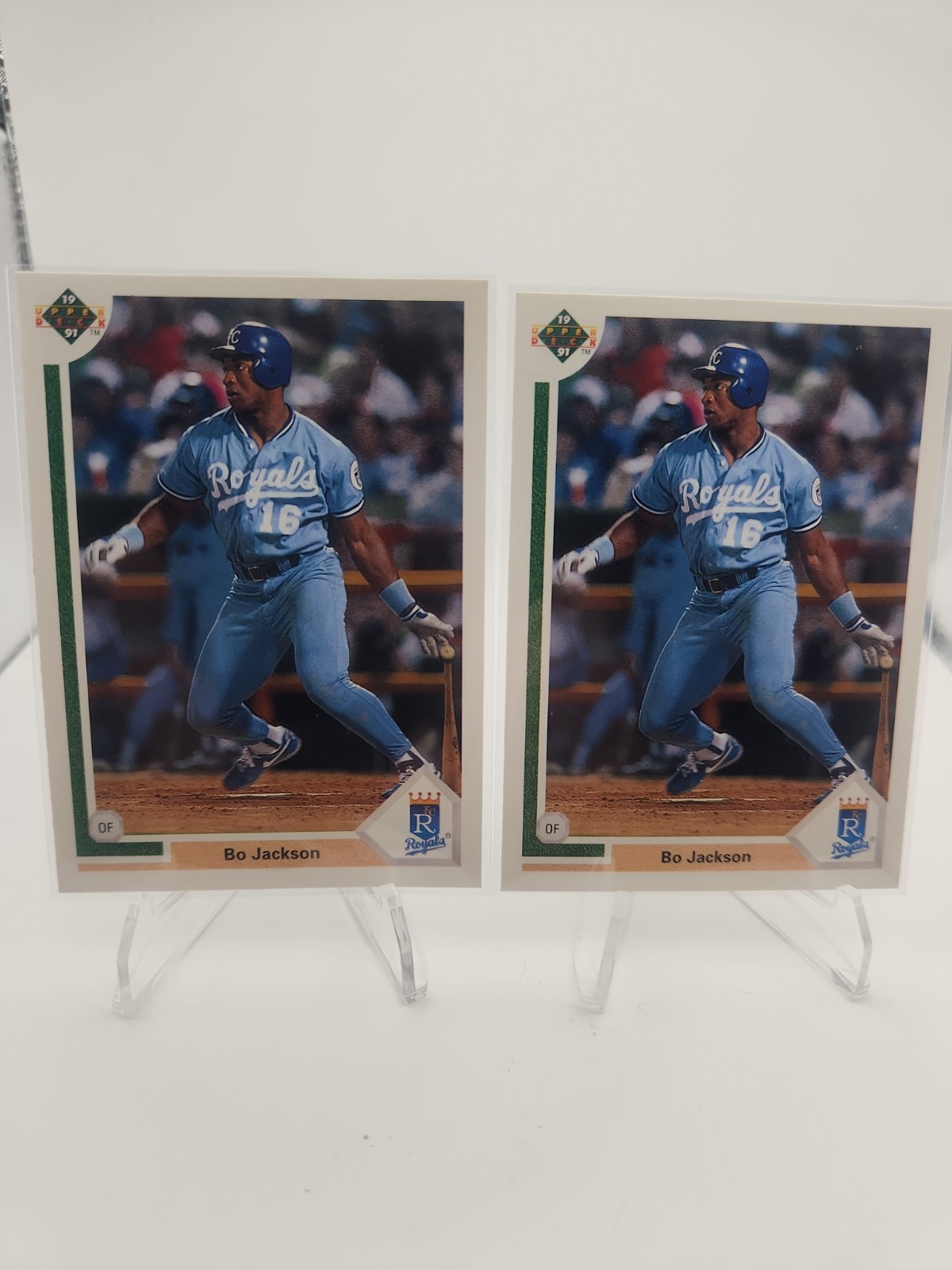 Lot of 2 1991 Upper Deck - Bo Jackson #545