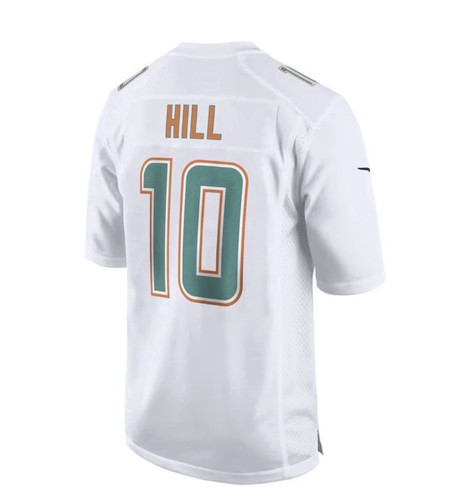 Nike Men’s Tyreek Hill Miami Dolphins Game Jersey - White Size XL