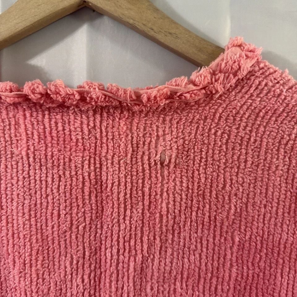BATA retro vintage Stan Herman rosa M chenilla para mujer abuela cottagecore Foto 3 de 4