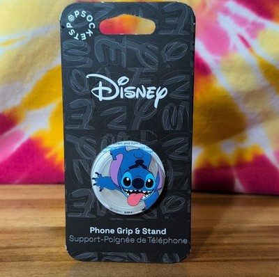 Disney Stitch Cartoon Phone Grip & Stand Blue Pink Black White Lilo & Stitch