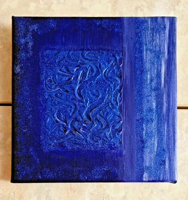 Acrylbild , abstrakt, Kunst, Unikat,  Kleinformat 20x20, Malerei - Bild 1 von 4