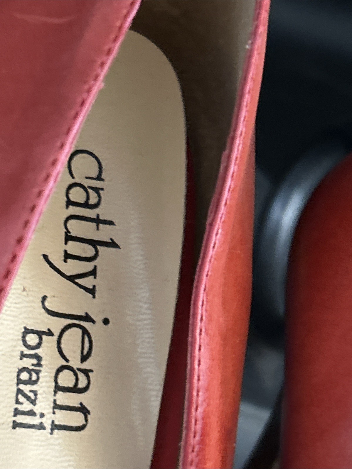 Cathy Jean Brazil High Heels Pump Peep Toe  Size 10