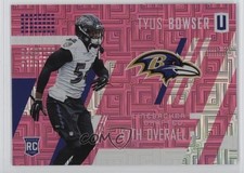 2017 Panini Unparalleled Class of 2017 Rookie Pink 72/299 Tyus Bowser #281 6o3