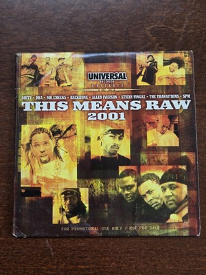 This Means Raw 2001 Various Artist Audio CD Rap Hip-Hop RARE