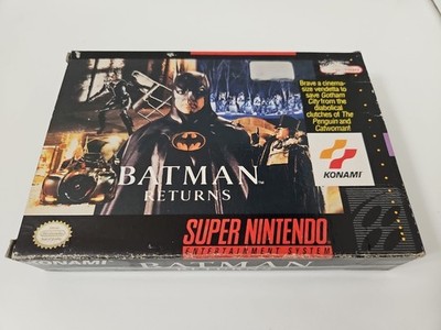 Batman Returns Box Only Authentic Super Nintendo SNES