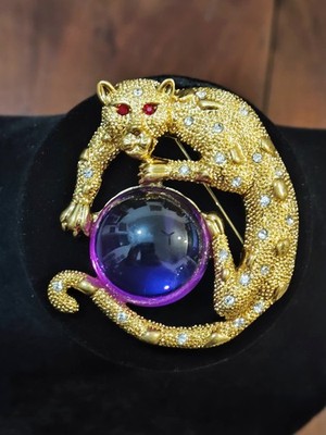 Vintage Brosche Panther Trifari 