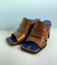 Maison Margiela Pumps Square Toe Brown Leather S58WP0171 Women  s Shoes US 7