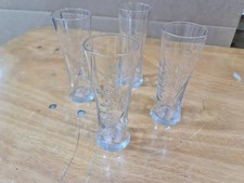 4x  Carlsberg Half Pint Glasses Brand new Breweriana Man Cave Present Men