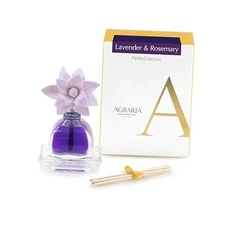  PetiteEssence Flower and Reed Diffuser Set, Hand Small Lavender & Rosemary