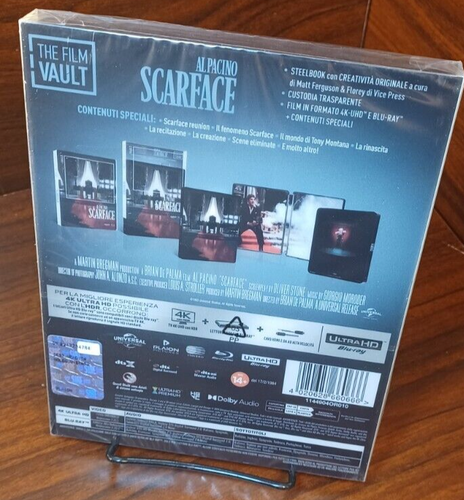 Scarface (1983) 4K UHD Steelbook The Vault Collection (EURO Import)-NEW-Free S&H - Imagen 4 de 12