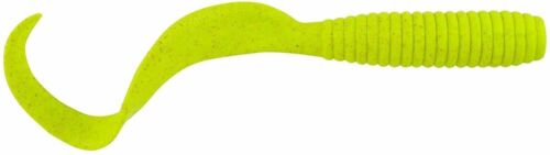 Berkley GASPG6-CH Gulp! Alive! Grub Chartreuse, 6" Pint 4x7 - Afbeelding 1 van 2
