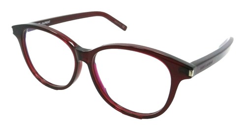Saint Laurent SL 434 SLIM Tortoise Eyeglasses SAINT LAURENT SL 434 SLIM 004 Square Havana Brn Demo Lens 57  main image 4