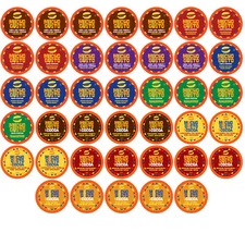 Mucho Gusto Assorted Coffee and Hot Cocoa Variety Pack Pods, Keurig 2.0,40 Count