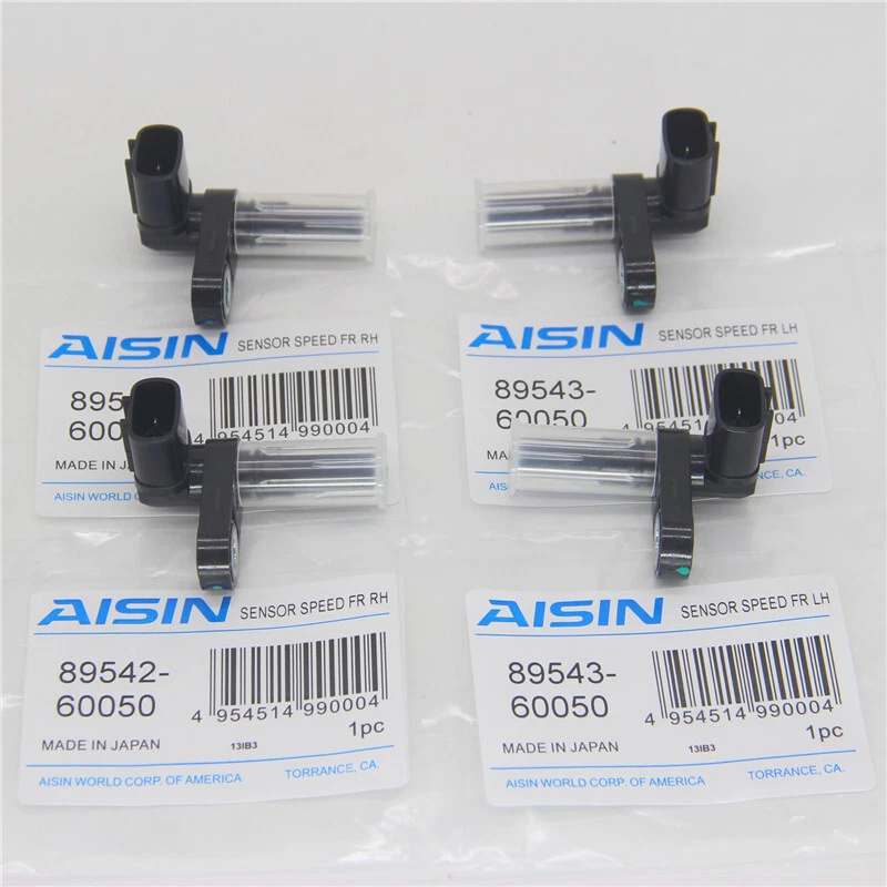 Juego de 4 sensores de velocidad de rueda ABS delanteros traseros derecha e izquierda para Toyota 4Runner Tacoma Foto 3 de 4