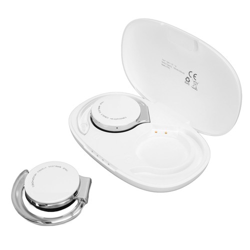 (White)Clip Headphones Headphones Clip Type Earphones With Charging Case And - Zdjęcie 8 z 24