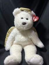 TY Beanie Buddy Halo II Angel Bear Vintage 2000 Sparkle Wings 14" Toy Plush