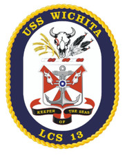 3" USS WICHITA LCS 13 MILITARY ARMED FORCES STICKER DECAL USA MADE
