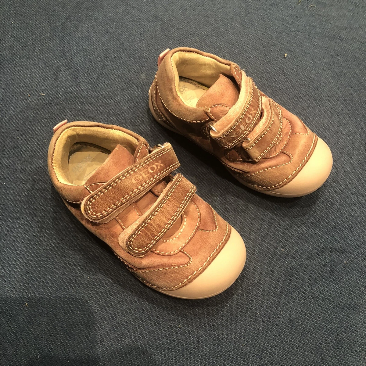 Geox Baby Girls B Alben Low Top Sneakers 23 EUR Pink Rose C8011