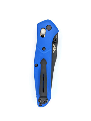 New Benchmade 940-2002 /Osborne Blue G10 /20CV Rev tanto/Rare