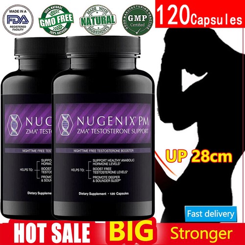Nugenix PM ZMA Tribulus Testosteron Booster and Sleep Support 30 To120 Caps eBay