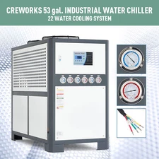 CREWORKS 200L 38700 Kcal/h Air-cooled Chiller for Laser Cutters CNC Machines