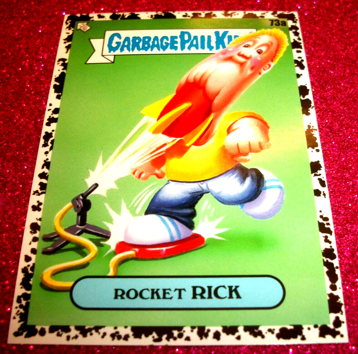 2024 Garbage Pail Kids Kids At Play "ROCKET RICK" #73a Black Border Sticker Card