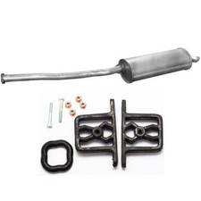 Endschalldämpfer fur BMW 3er E36 316i Bj.93-99 1.6 102 PS Auspuff + ANBAUSATZ