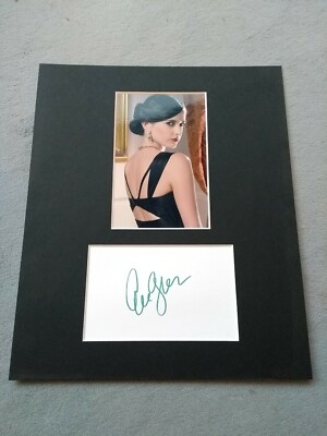 Eva Green Display inkl. Originalautogramm, fertig inkl. Passepartout & CoA!