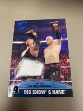2013 Topps Best of WWE Top Ten Tag Team Champions #4 Big Show & Kane