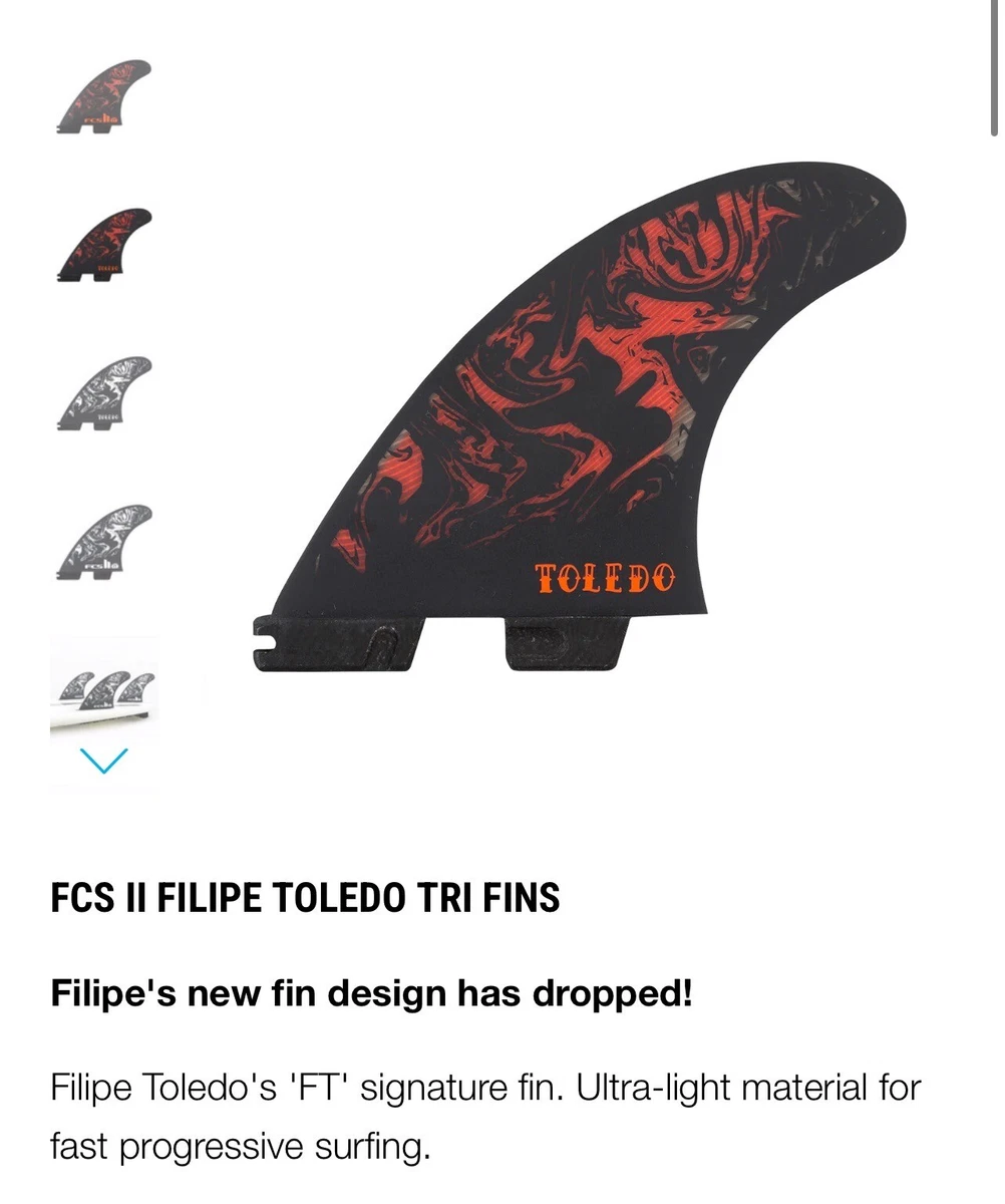 Felipe Toledo fcs 2 fins large eBay