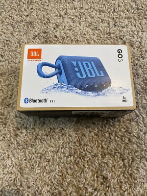 JBL Go3 Bluetooth Speaker with Charging Cord