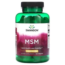 2 X Swanson, MSM, 1.5 g, 120 Tablets