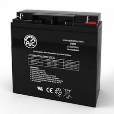AJC Battery Compatible with CyberPower All 12V 22Ah UPS Battery