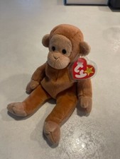 NEW BEANIE BABIES COLLECTION Ty Rare BONGO The Monkey BEANIE BABY 1995