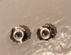 Sterling Silver Two Toned Knot Pierced Earrings — photo 6